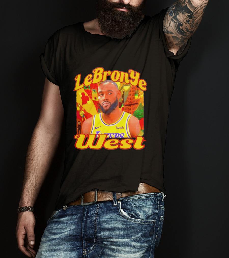 LeBronYe West Los Angeles Lakers Basketball T-Shirt