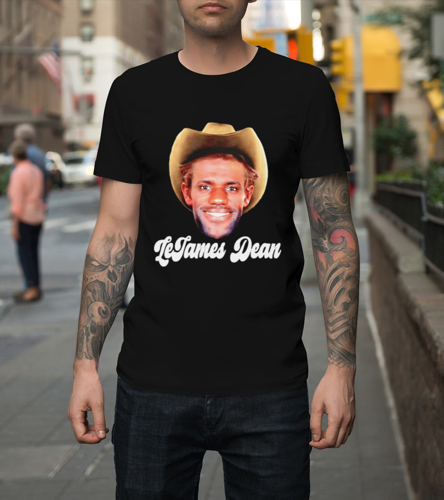 LeBron James LeJames Dean Cowboy Hat T-Shirt