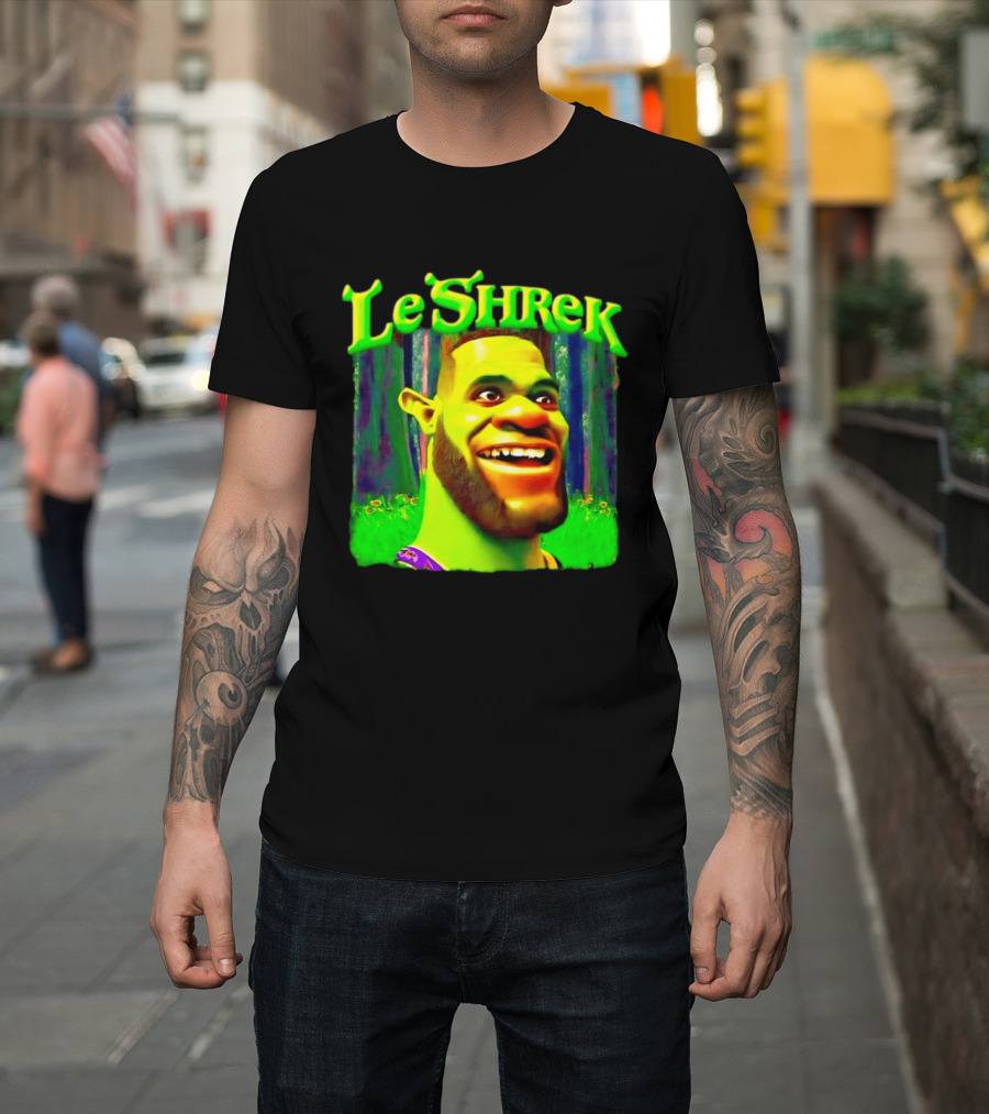 LeShrek LeBron James Philadelphia 76ers Basketball T-Shirt