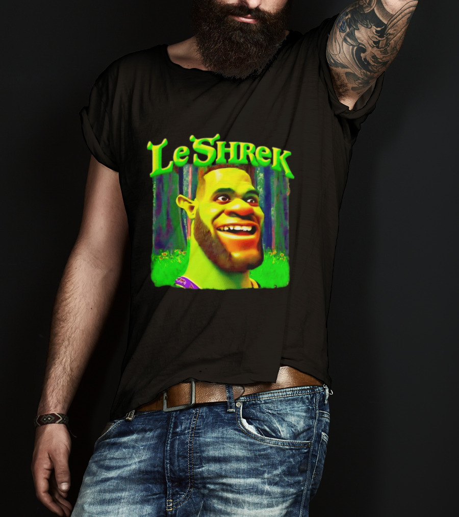 LeShrek LeBron James Philadelphia 76ers Basketball T-Shirt