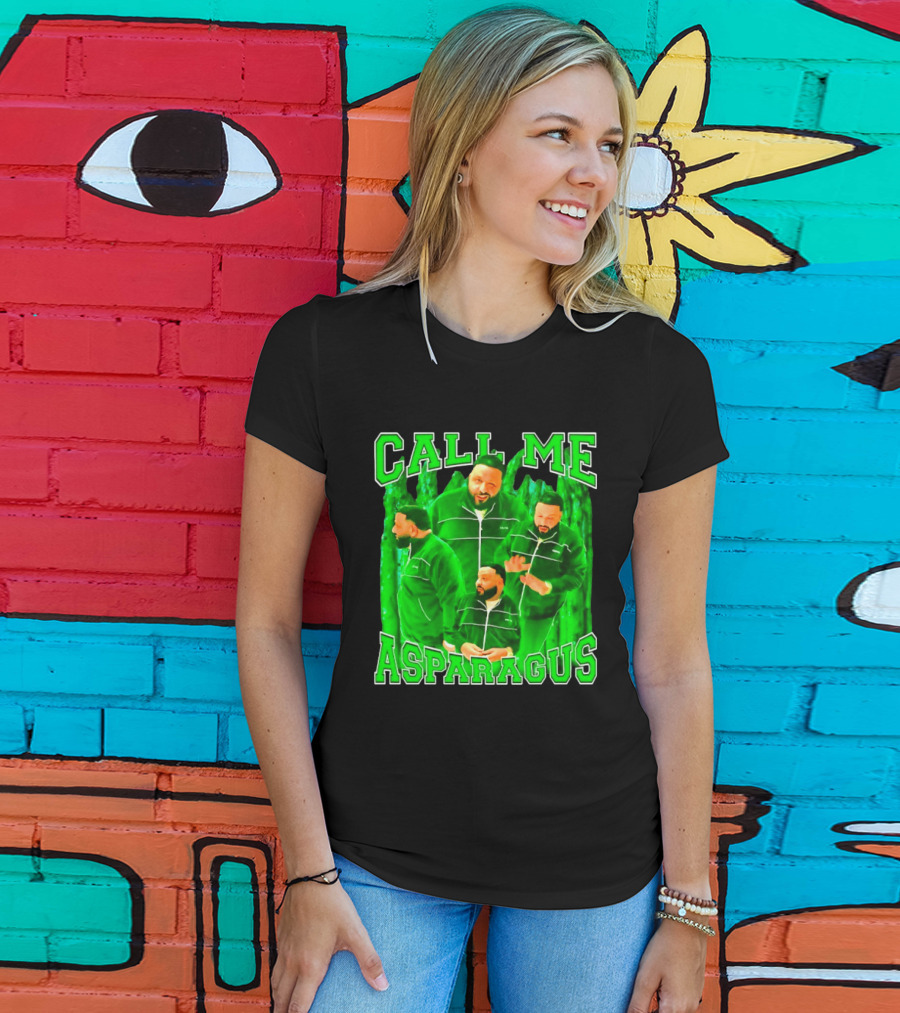DJ Khaled Call Me Asparagus Music Producer Green Tracksuit T-Shirt