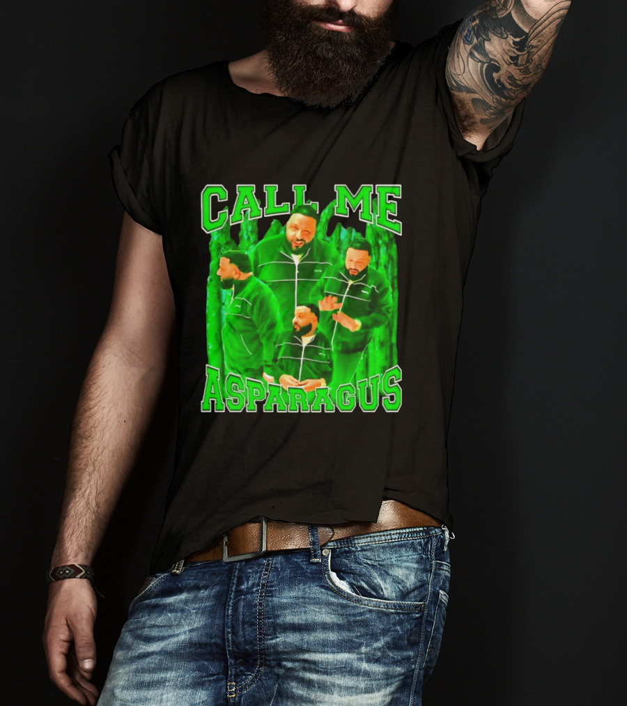 DJ Khaled Call Me Asparagus Music Producer Green Tracksuit T-Shirt