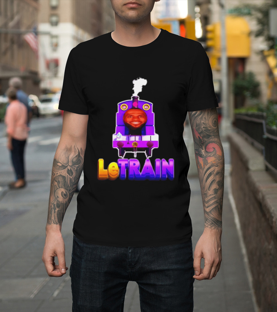 LeBron James LeTrain Meme With Philadelphia 76ers Concept T-Shirt