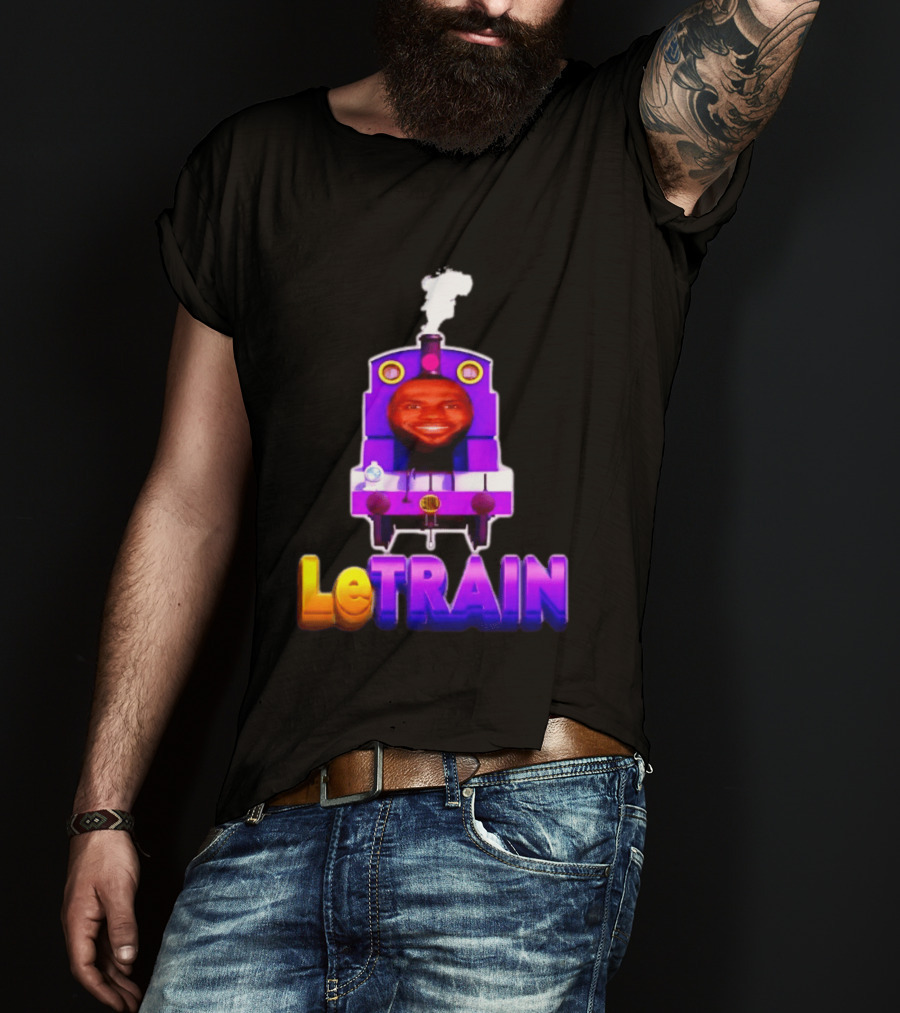 LeBron James LeTrain Meme With Philadelphia 76ers Concept T-Shirt