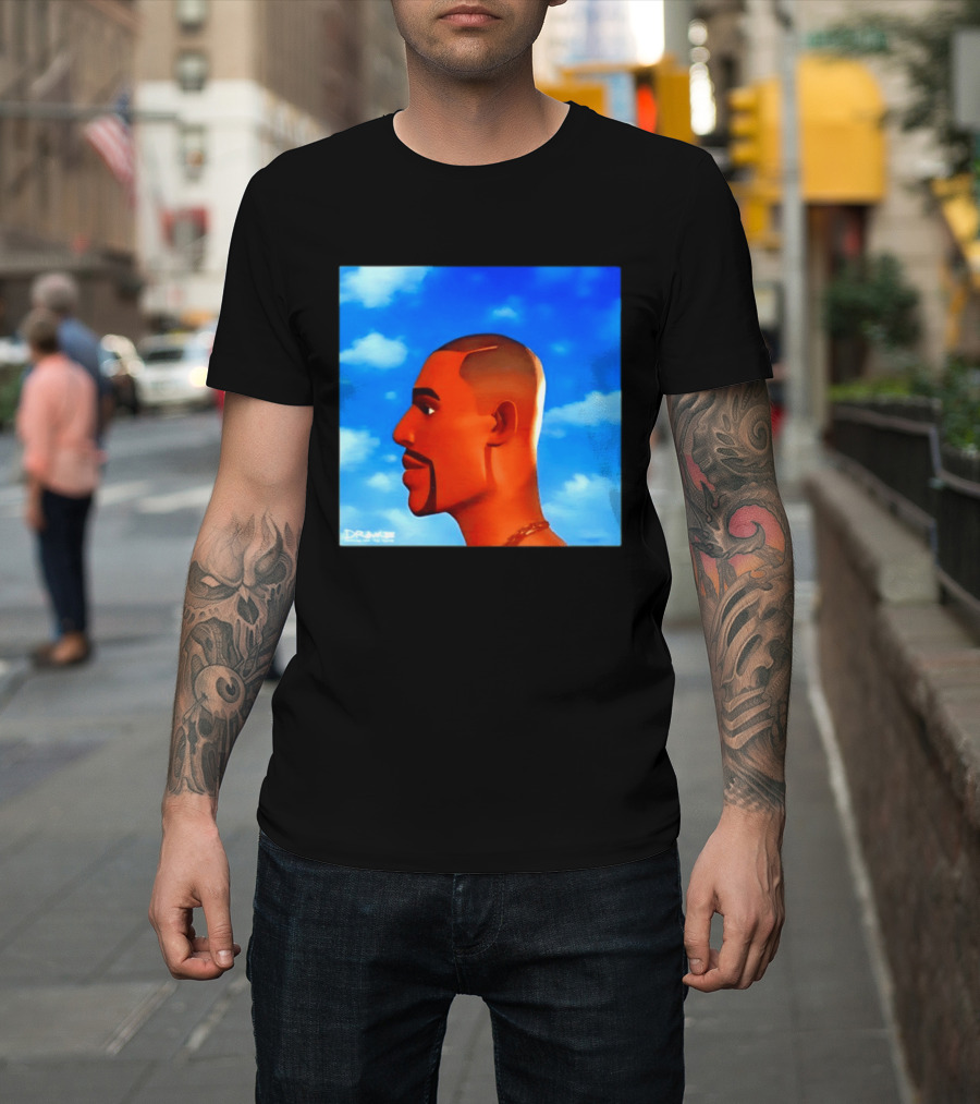 Drake For All The Dogs OVO Hip Hop Rap Album Sky Blue T-Shirt