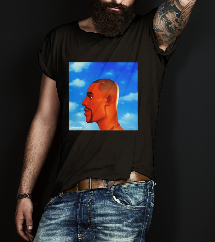 Drake For All The Dogs OVO Hip Hop Rap Album Sky Blue T-Shirt