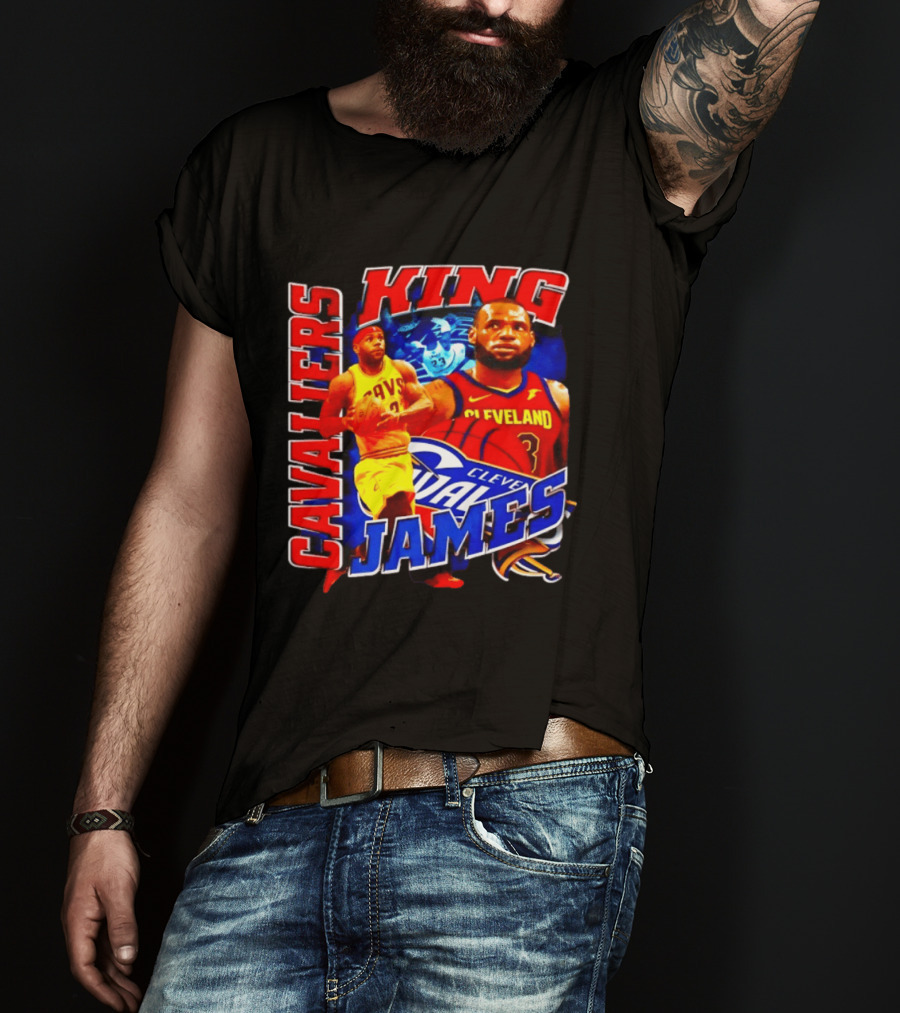 Cleveland Cavaliers King James LeBron Nike NBA Basketball Star T-Shirt