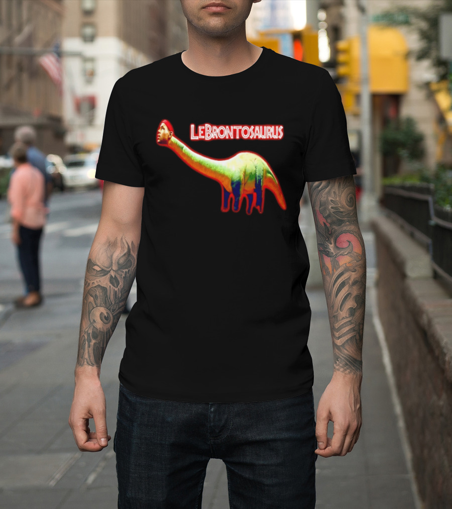 LeBrontosaurus Meme LeBron James Philadelphia 76ers T-Shirt