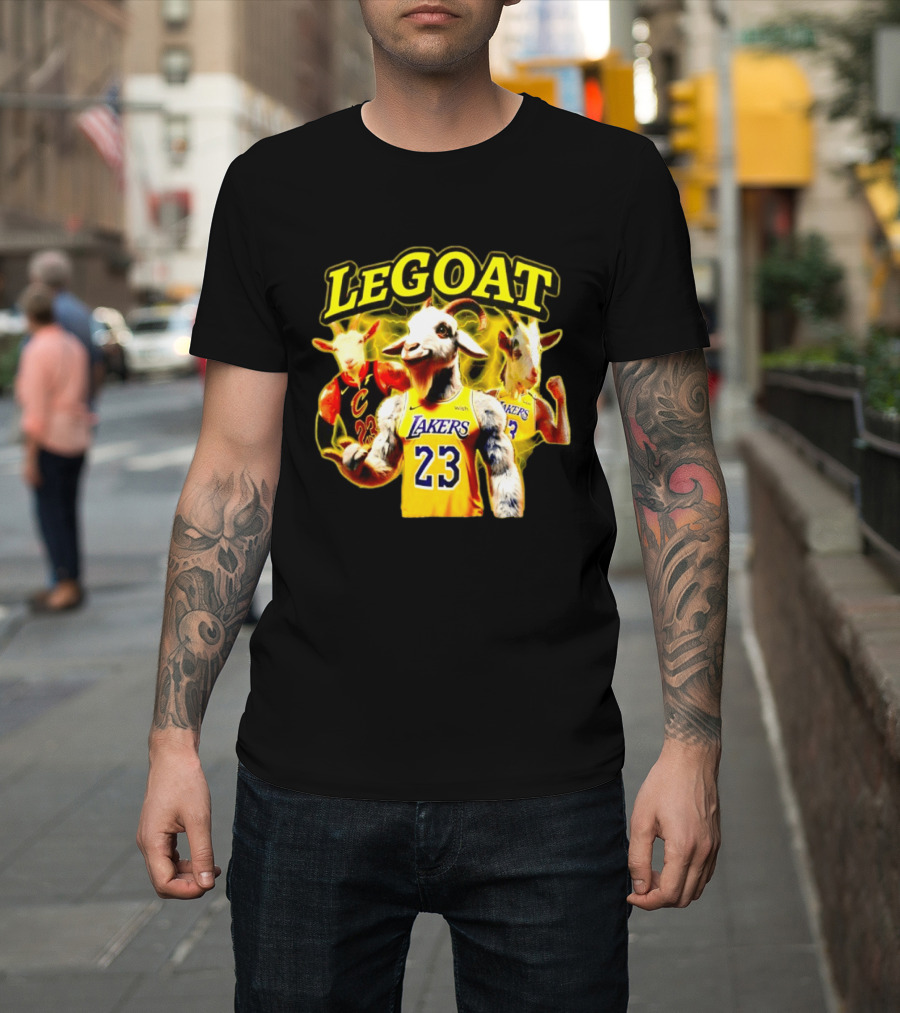 Legoat 23 LeBron James Lakers Cavaliers T-Shirt