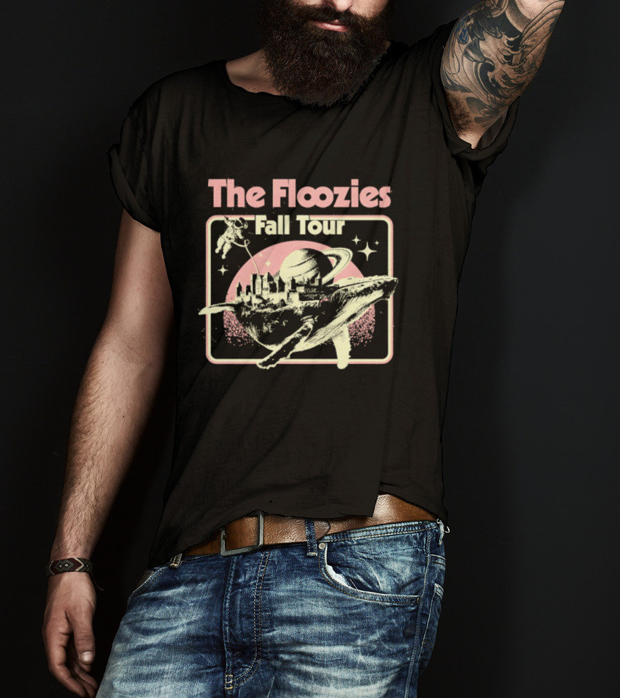 The Floozies Fall Tour Astronaut Whale Castle Space Adventure T-Shirt