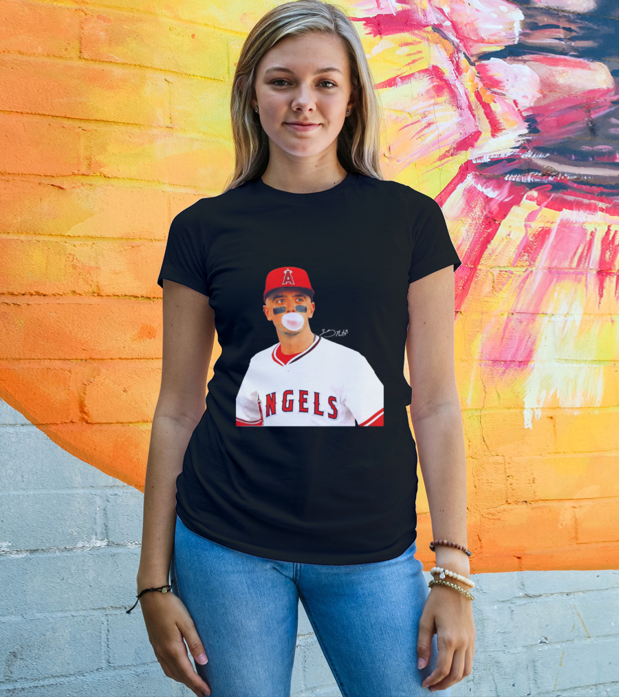 Zach Neto Los Angeles Angels 2026 MLB Season Bubblegum Moment T-Shirt