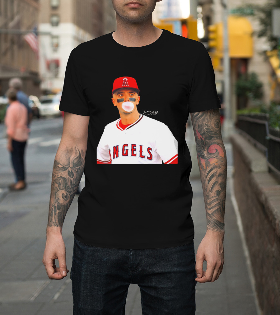 Zach Neto Los Angeles Angels 2026 MLB Season Bubblegum Moment T-Shirt