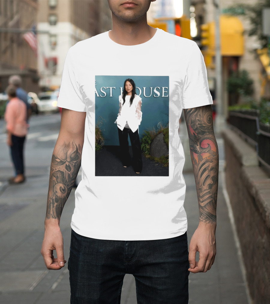 The Last House Fashion Greta Lee The Row T-Shirt
