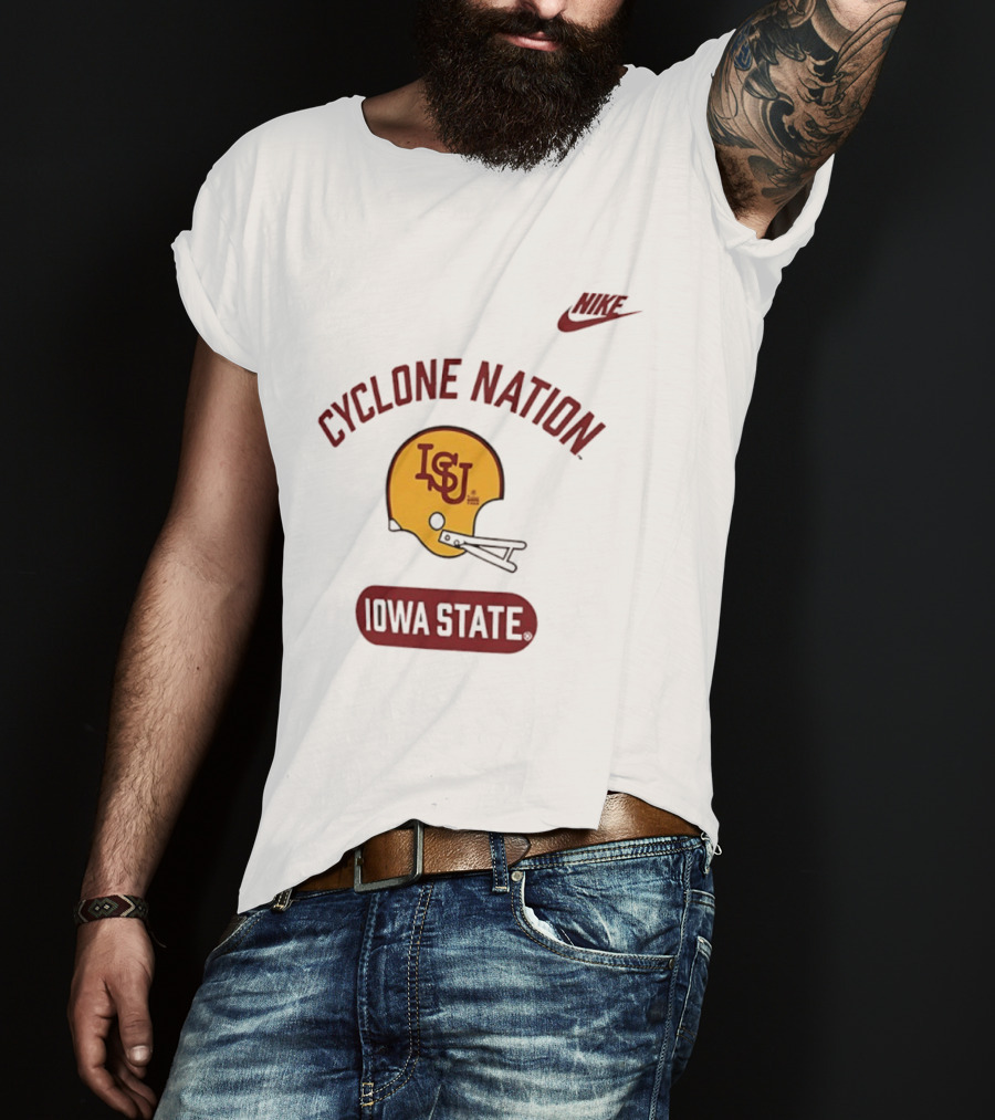 Cyclone Nation Iowa State ISU Football Nike T-Shirt