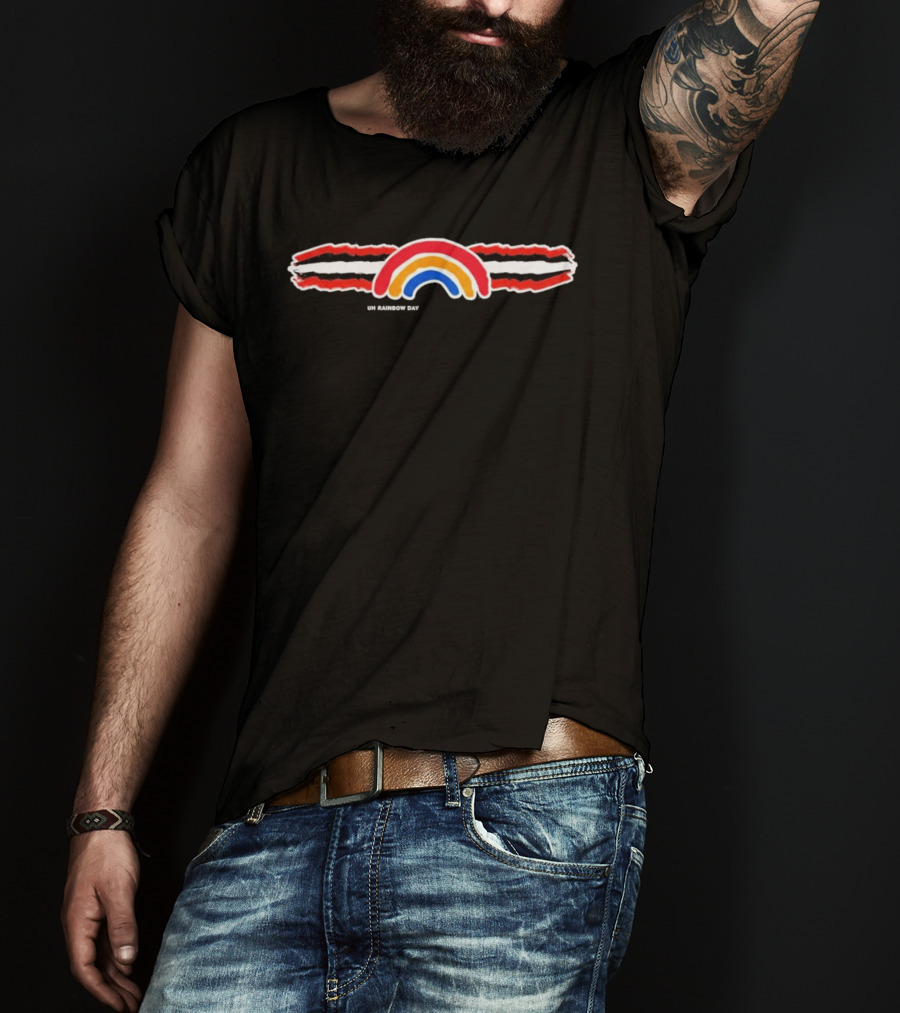 Browns UH Rainbow Day Bold Color Stripes T-Shirt