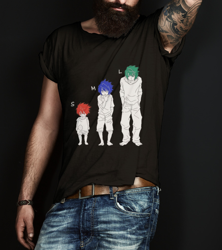 S M L Beyond Birthday Mello L Lawliet Colorful T-Shirt
