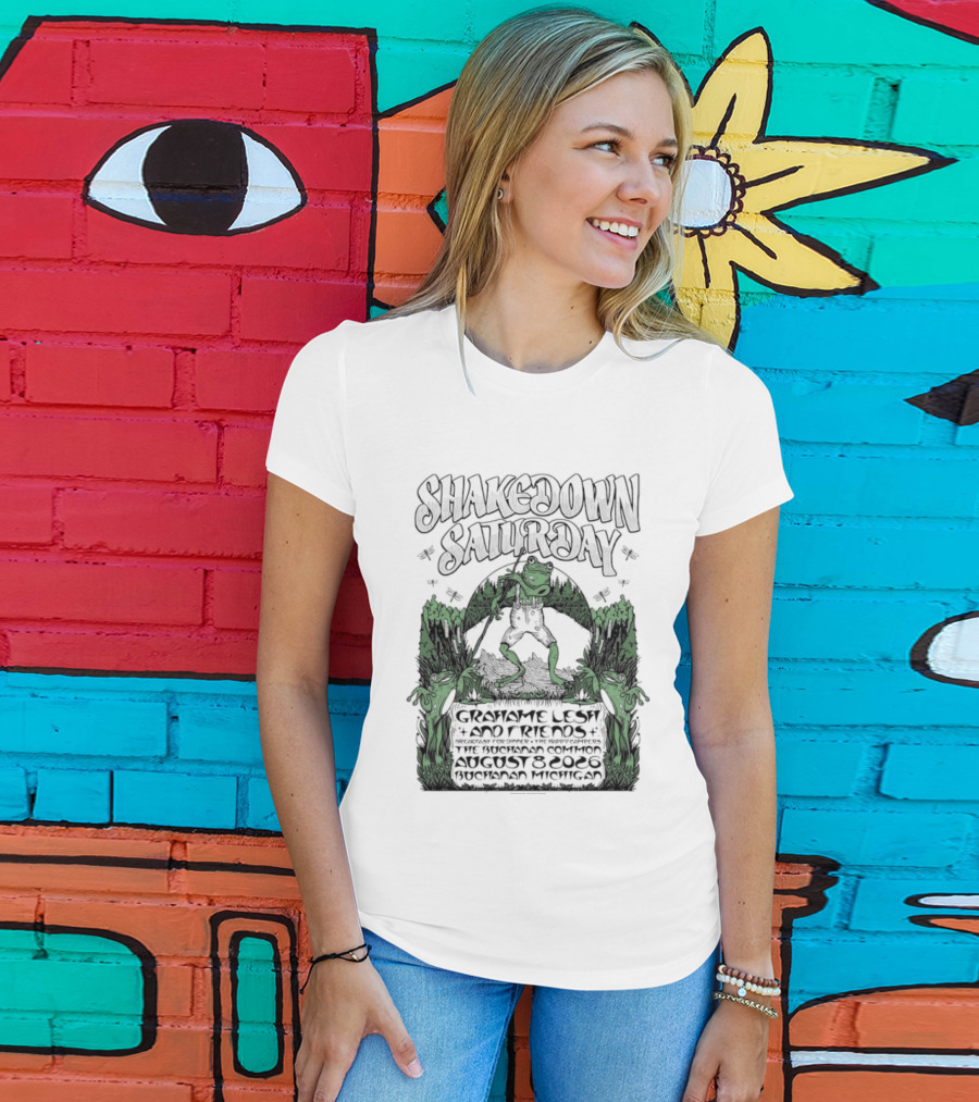 Shakedown Saturday Grahame Lesh And Friends Live Buchanan Michigan August 8 2026 Festival Vibe T-Shirt