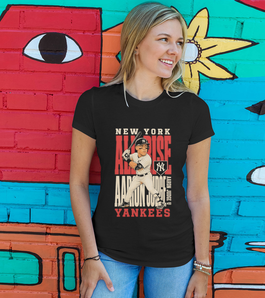 New York Yankees Aaron Judge 2026 Season Caricature T-Shirt