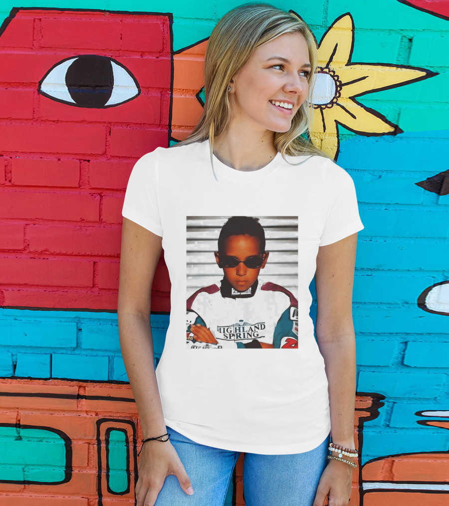 Lewis Hamilton Highland Spring Racing Attire Youthful Champion T-Shirt
