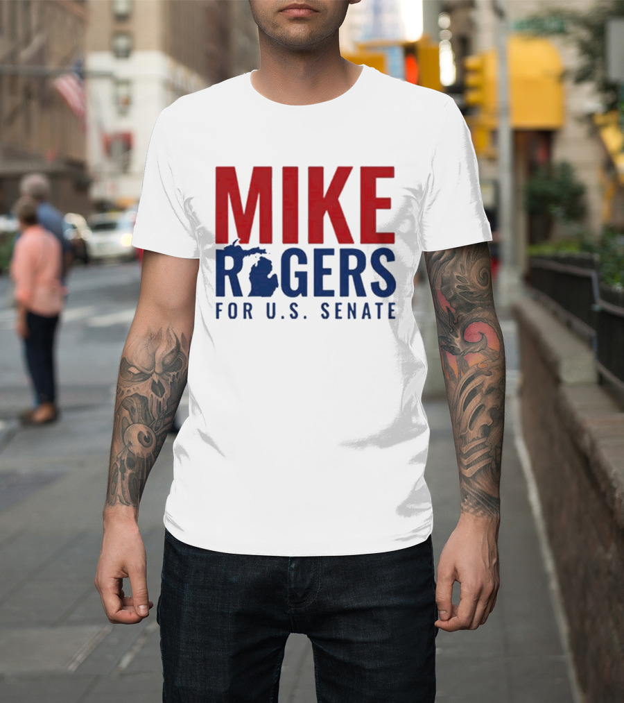 Mike Rogers Michigan For US Senate Election T-Shirt