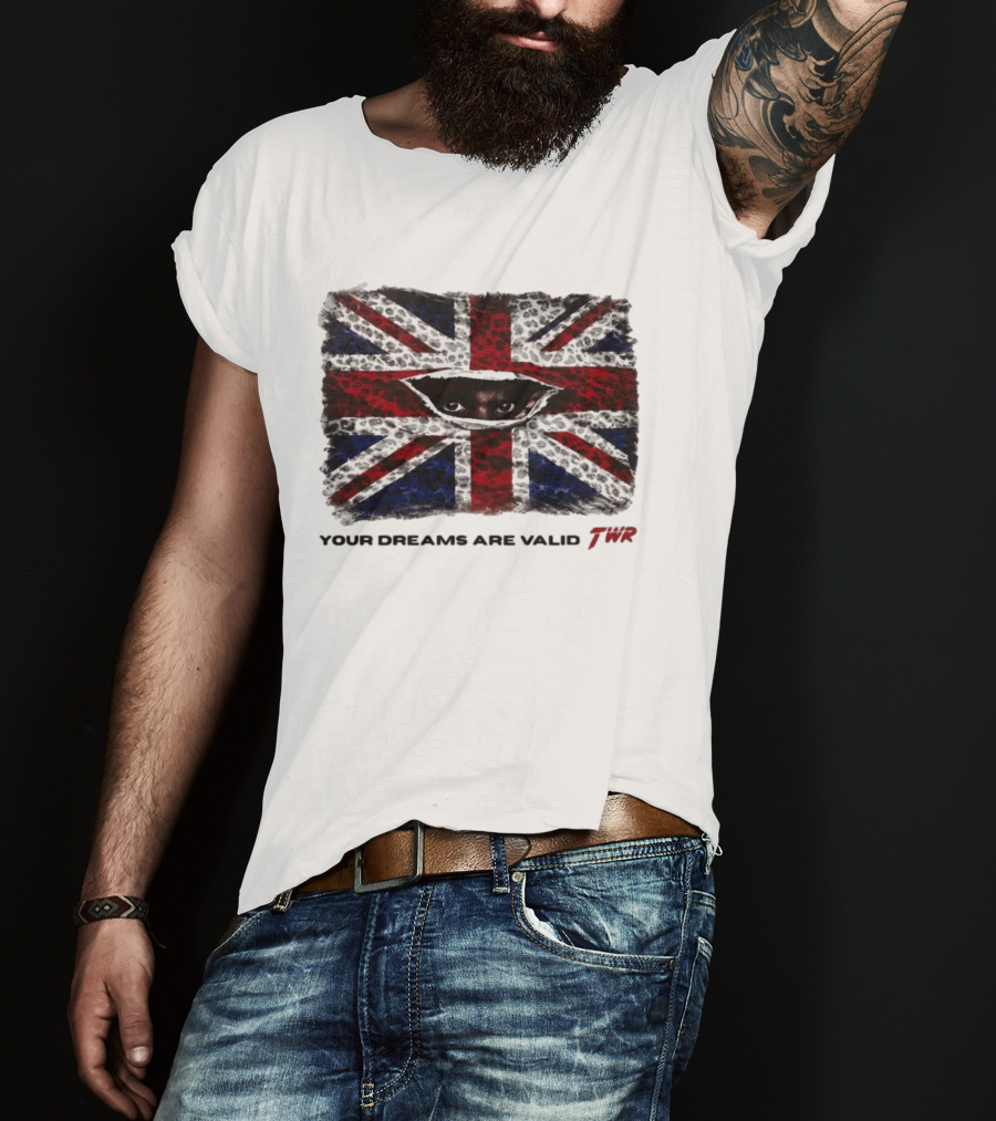 Your Dreams Are Valid TWR Union Jack Eyes T-Shirt