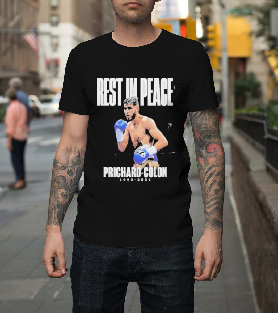 Rest In Peace Prichard Colon 1992 2026 Boxing Gloves T-Shirt