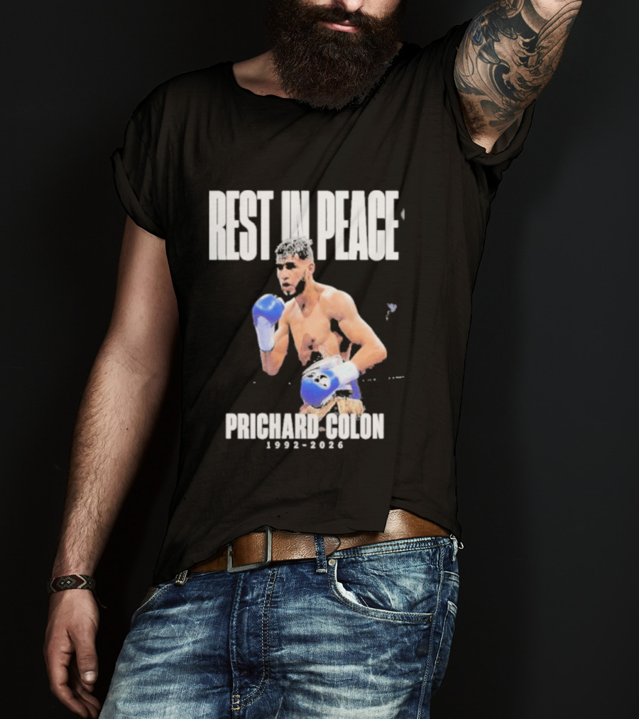 Rest In Peace Prichard Colon 1992 2026 Boxing Gloves T-Shirt