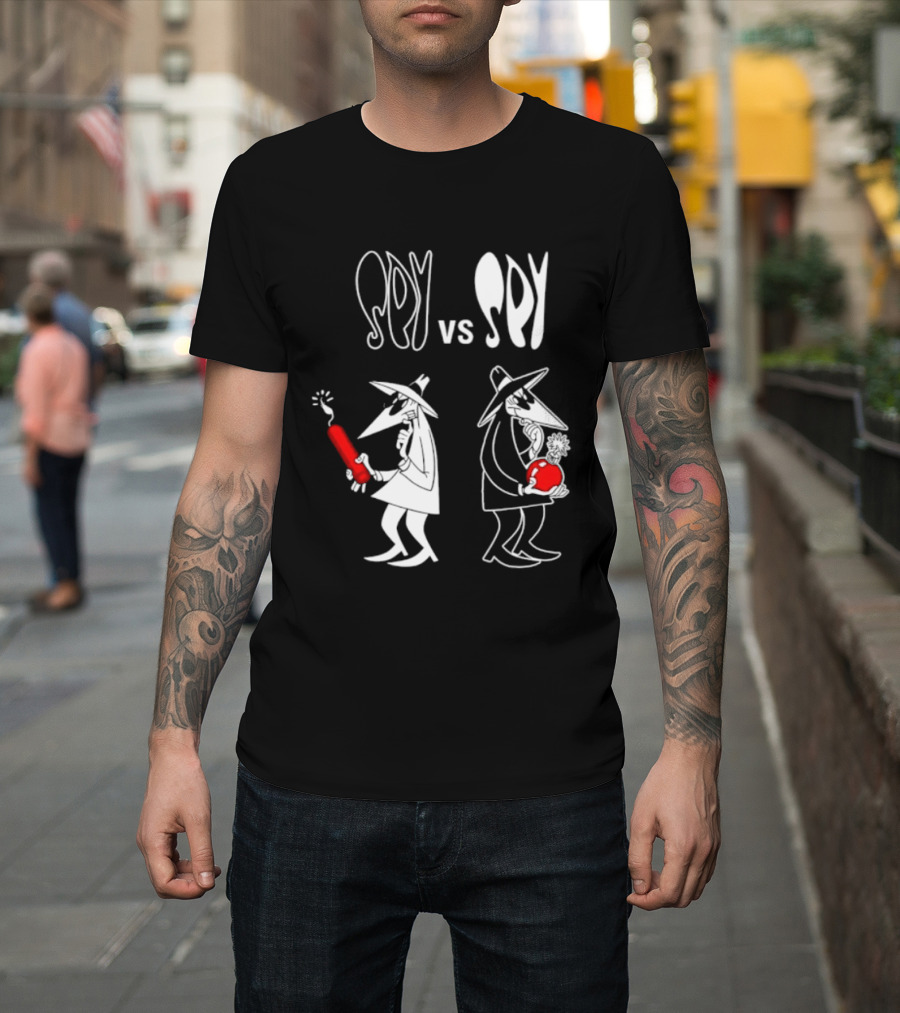 Spy Vs Spy Mad Magazine Classic Comic Characters Showdown Bomb And TNT T-Shirt