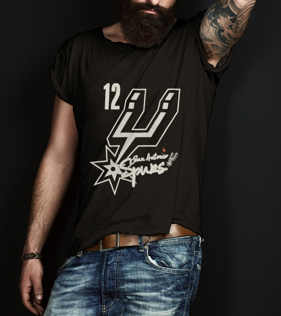 San Antonio Spurs 12 NBA 2010s T-Shirt