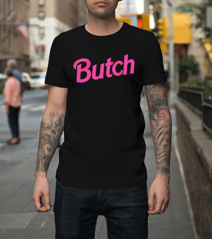Butch Lesbian LGBTQ Pride Bold Pink T-Shirt