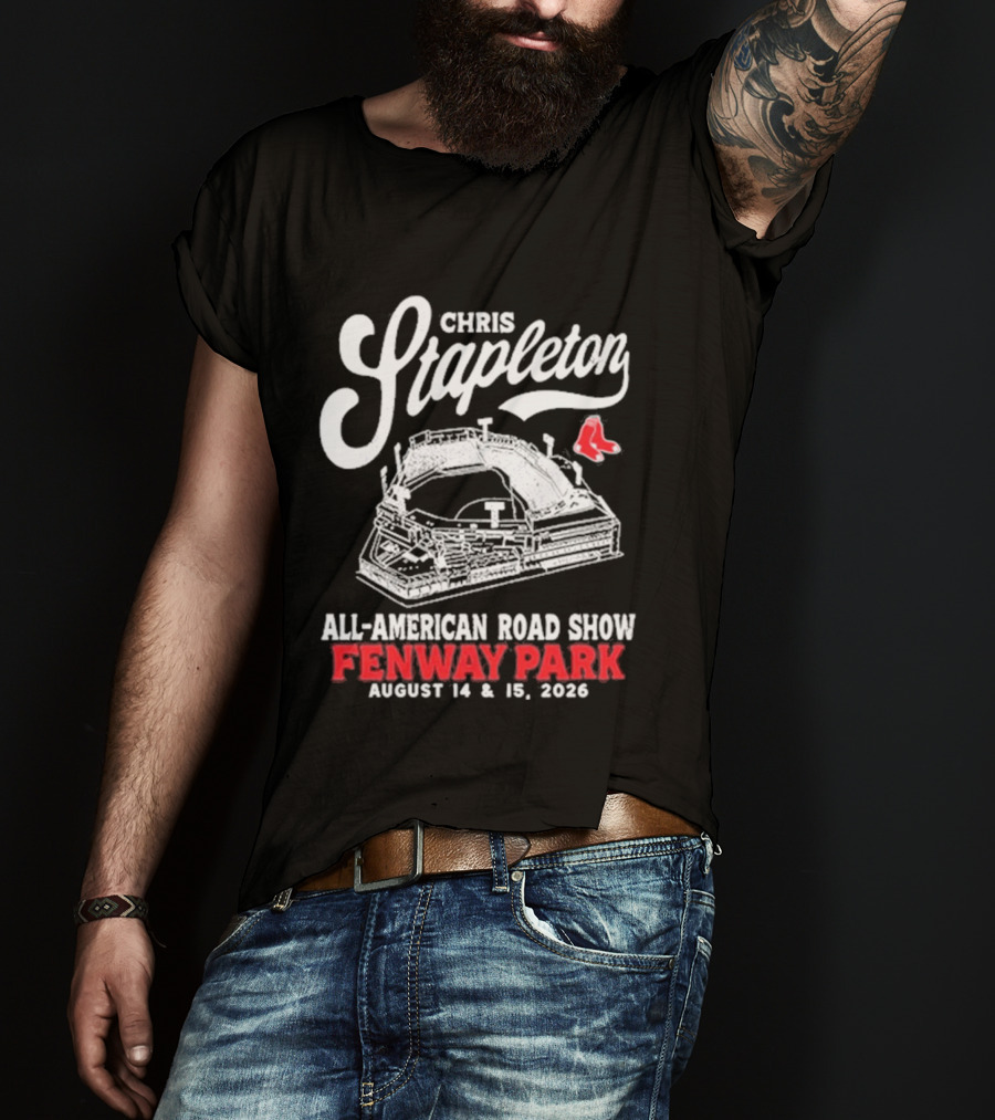 Chris Stapleton All American Road Show Fenway Park August 14 15 2026 T-Shirt