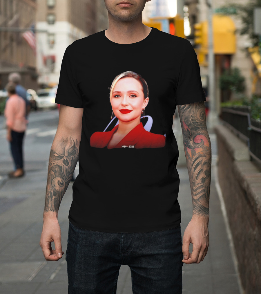 In Memory Of Hayden Panettiere 1989 2026 T-Shirt