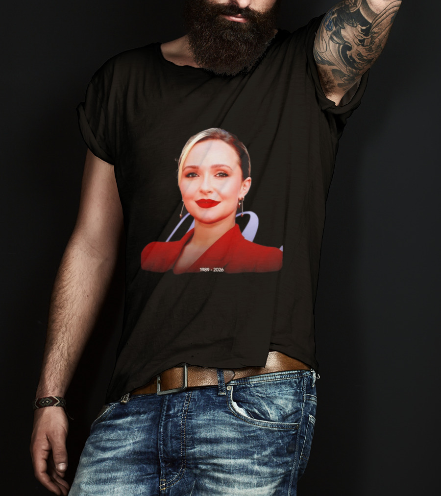 In Memory Of Hayden Panettiere 1989 2026 T-Shirt