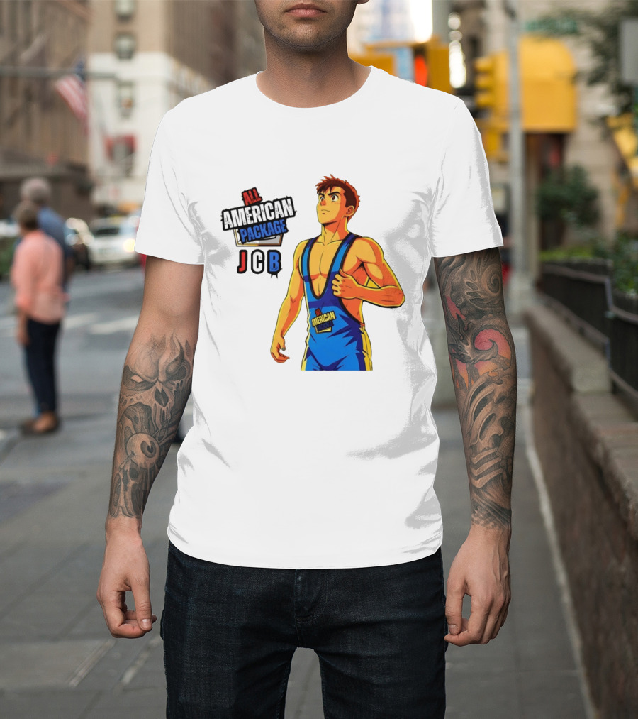 All American Package JCB Anime Wrestler T-Shirt