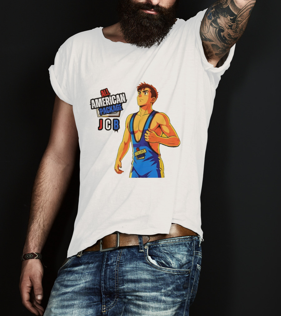 All American Package JCB Anime Wrestler T-Shirt