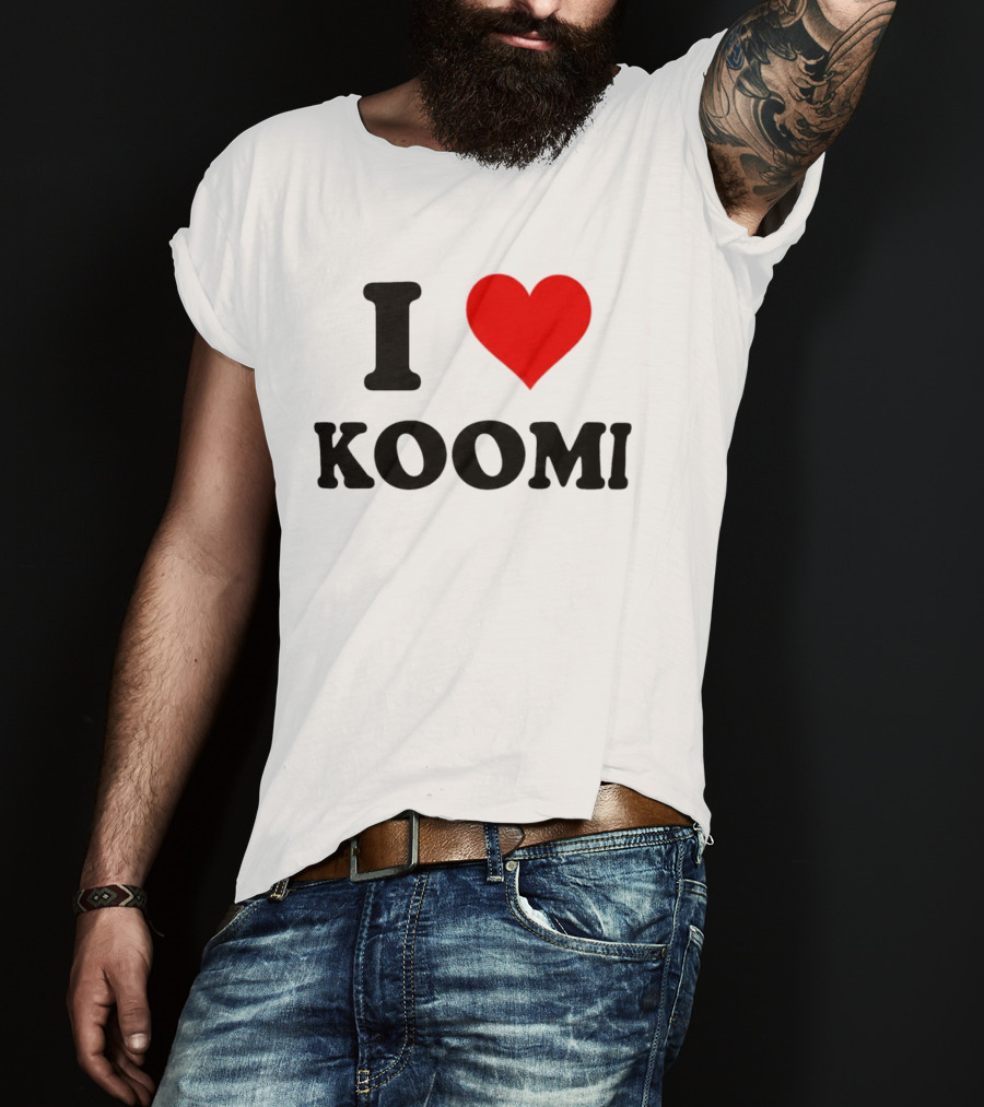 I Heart Koomi Bold Love T-Shirt