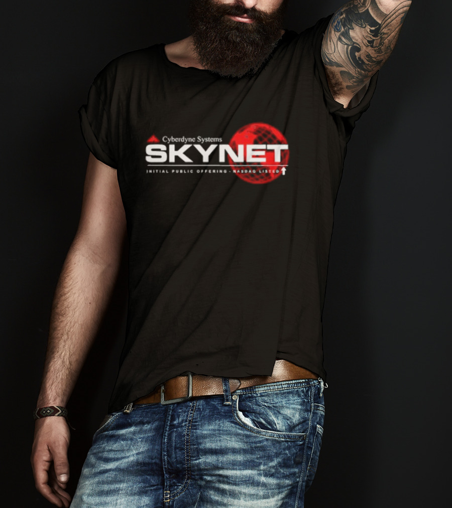 Cyberdyne Systems Skynet IPO Nasdaq Listed T-Shirt