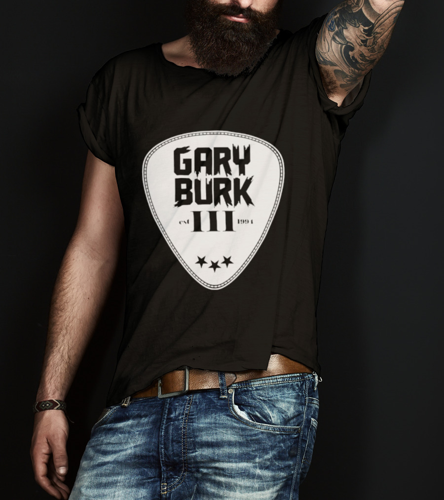 Gary Burk III Est 1994 Guitar Pick Musician Stars T-Shirt