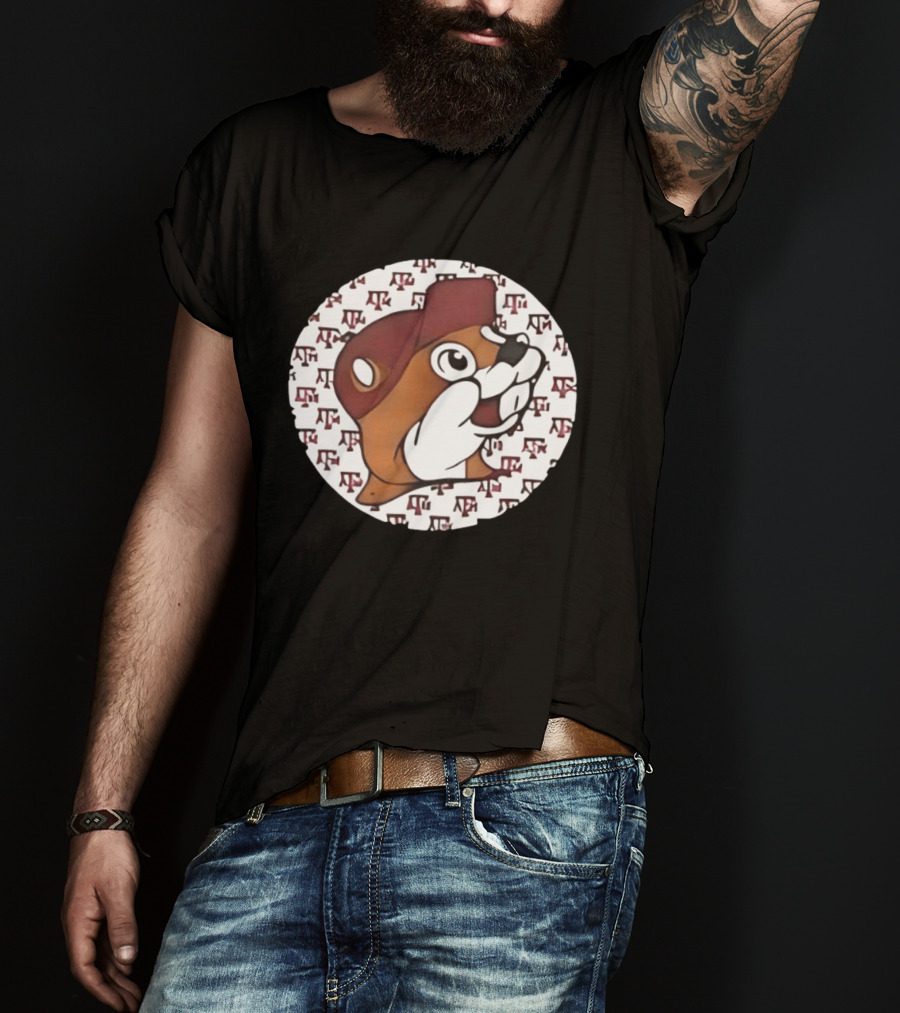 Texas A&M X Buc Ee's Unique TX Football Mashup Two Sided T-Shirt