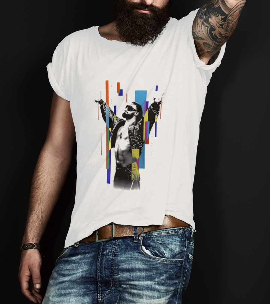 Seth Rollins Revolutionary Visionary WWE Iconic Pose T-Shirt