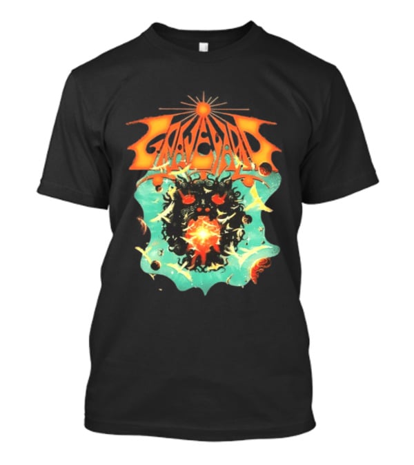 Graveyard Cosmic Energy Explosion With Surreal T-Shirt