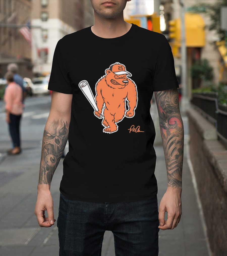 Polar Bear Pete 25 Baltimore Orioles MLB 2026 Season T-Shirt