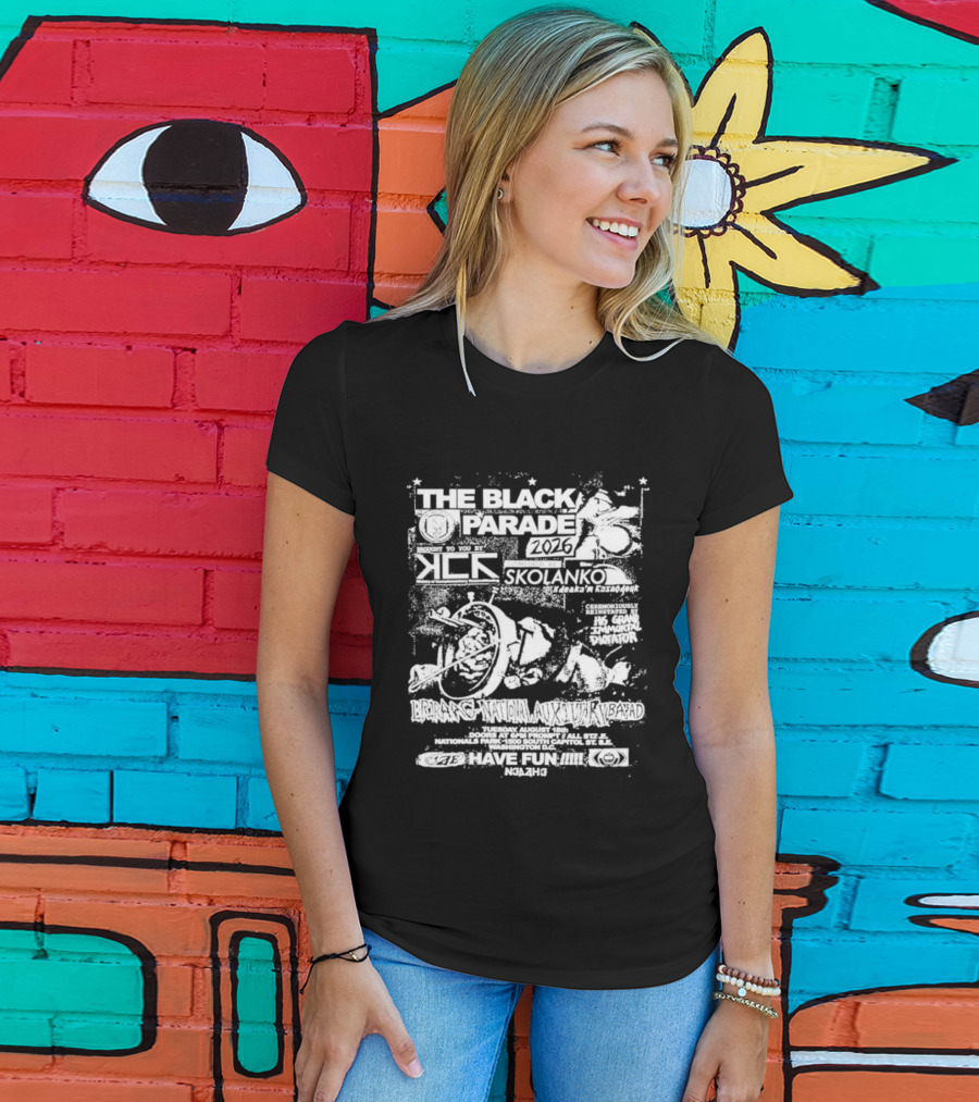 The Black Parade 2026 Briraag National Auxiliary Bayad Presented By Skolanko T-Shirt