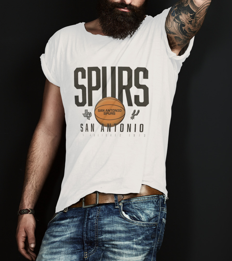 San Antonio Spurs Established 1973 Basketball Texas T-Shirt