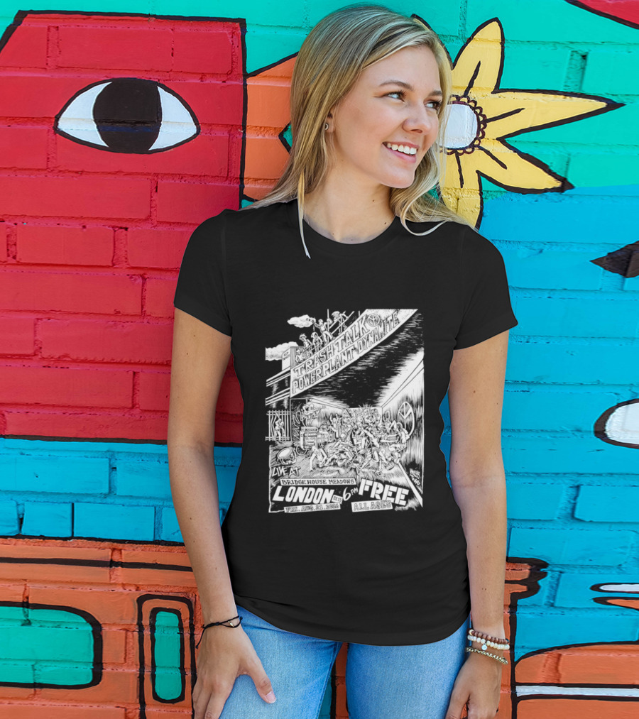 Trash Talk Powerplant Dynamite Bridge House Meadows London Concert T-Shirt