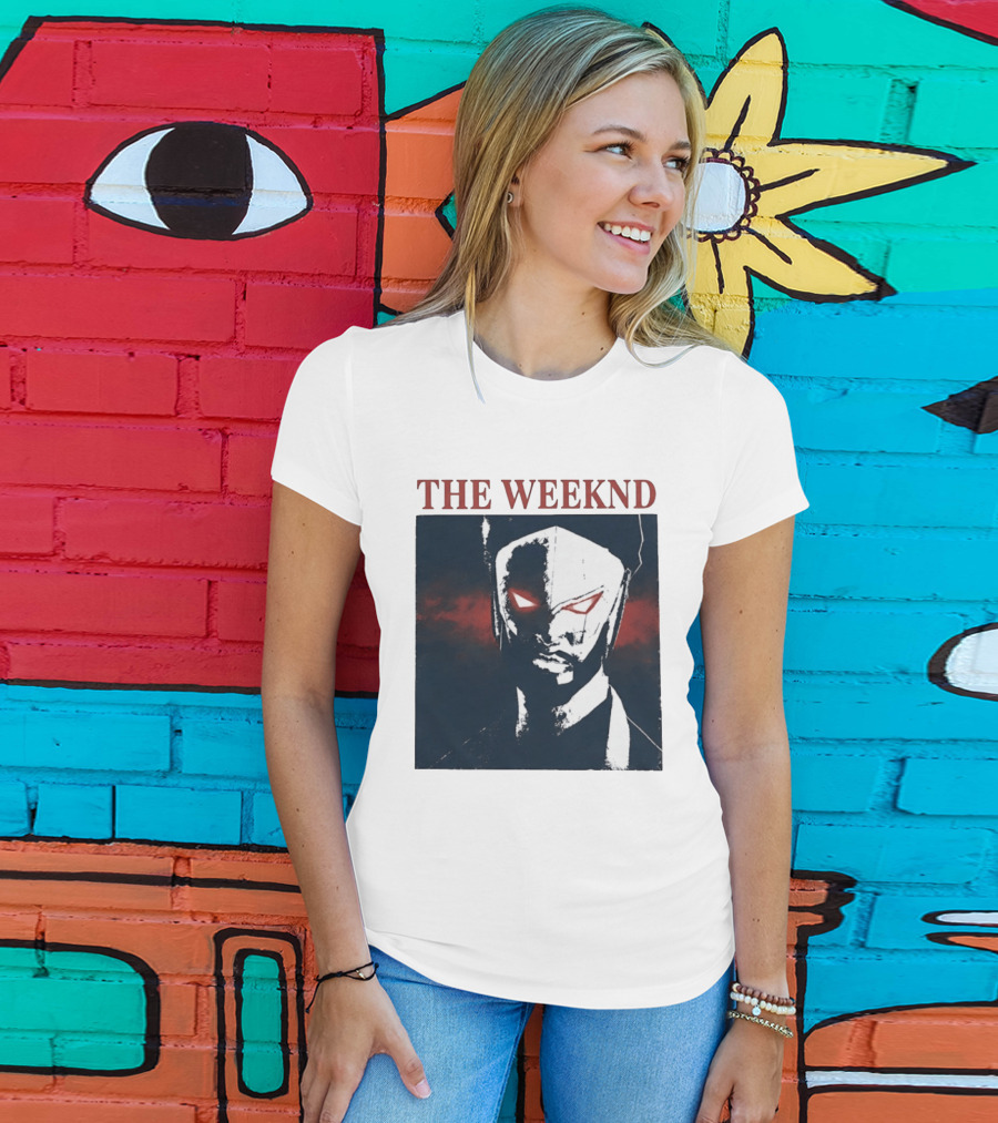 The Weeknd Suda51 Mask Concept Art London August 2026 T-Shirt