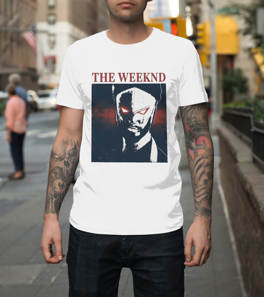 The Weeknd Suda51 Mask Concept Art London August 2026 T-Shirt