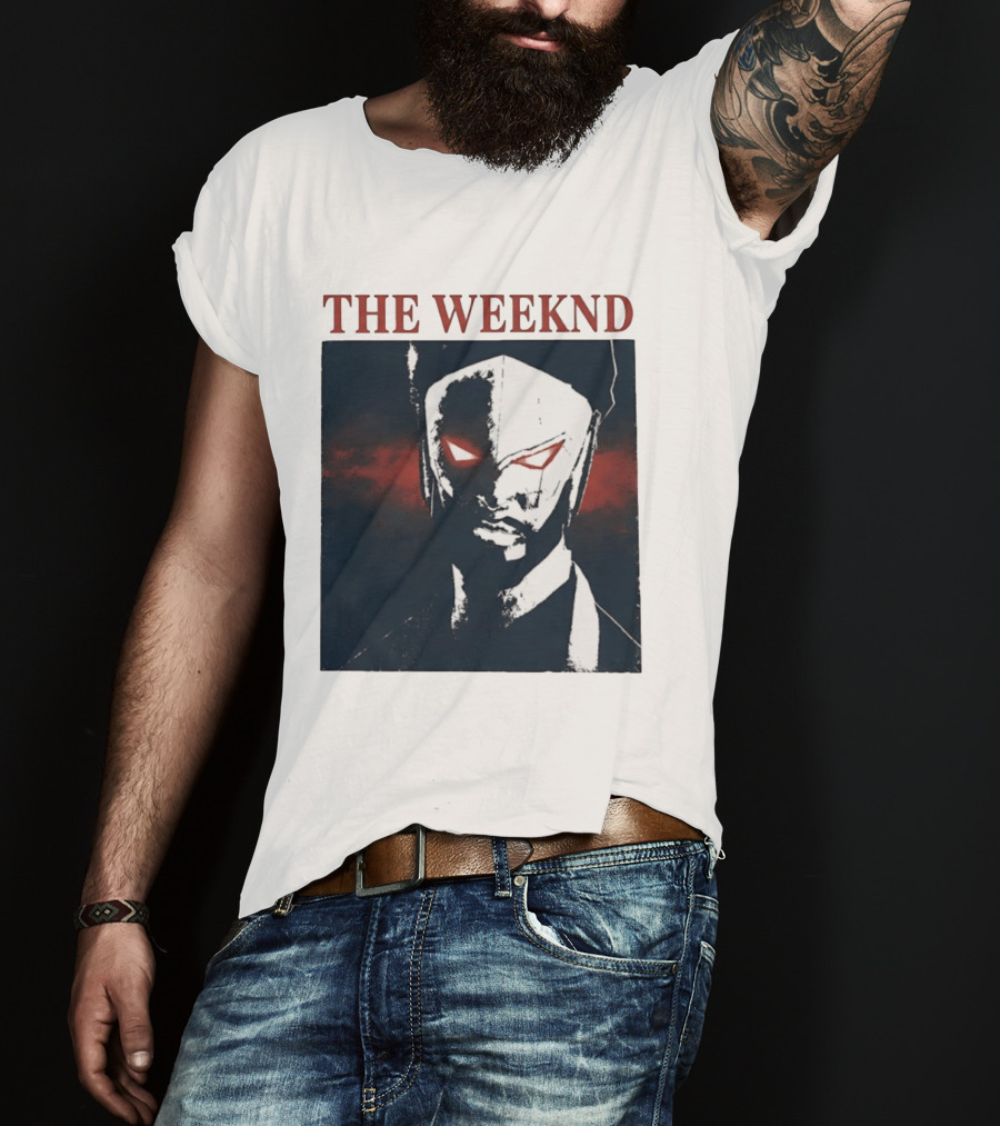 The Weeknd Suda51 Mask Concept Art London August 2026 T-Shirt