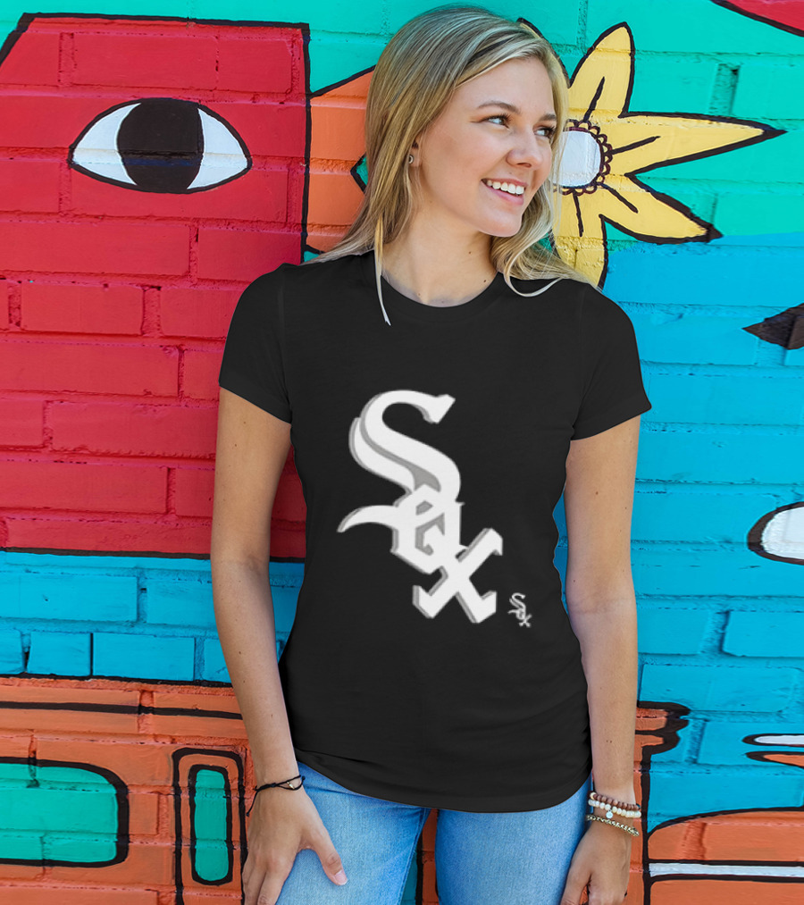 Chicago White Sox Cartoon 2 Sided Sox T-Shirt