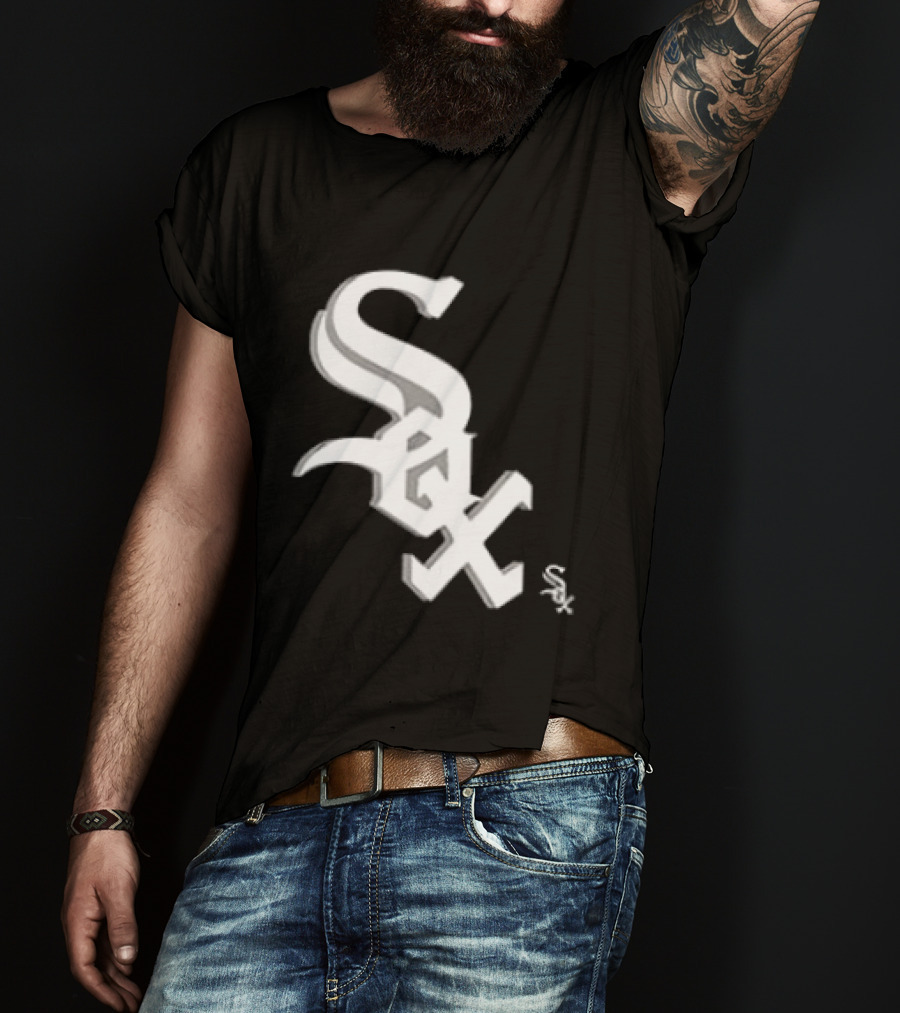 Chicago White Sox Cartoon 2 Sided Sox T-Shirt